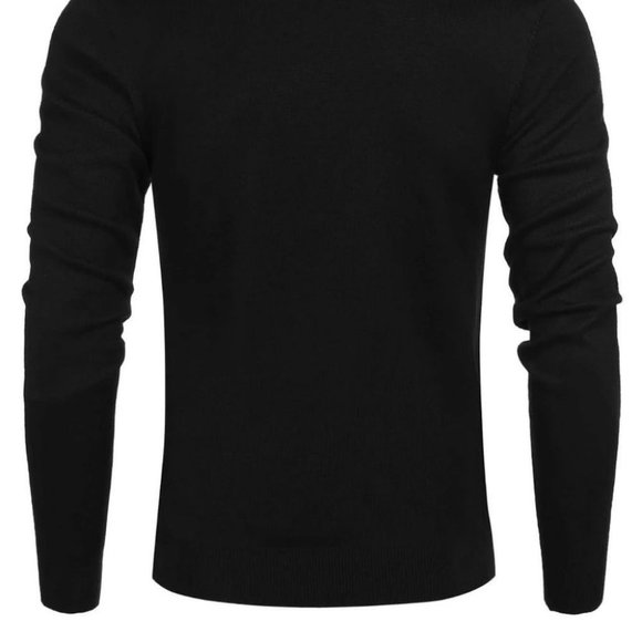 Black Mens Sweater - Picture 4 of 6